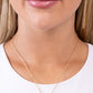Leave Your Initials - Gold - X - Paparazzi Necklace Image