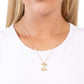 Leave Your Initials - Gold - Z - Paparazzi Necklace Image