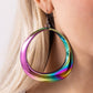 Asymmetrical Action - Multi - Paparazzi Earring Image