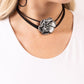 Textured Tapestry - Black - Paparazzi Necklace Image
