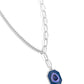 Hexagonal Hallmark - Blue - Paparazzi Necklace Image