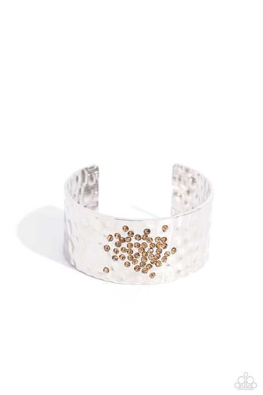 Speckled Sparkle - Brown - Paparazzi Bracelet Image