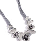 Sliding Splendor - Silver - Paparazzi Necklace Image