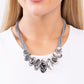 Sliding Splendor - Silver - Paparazzi Necklace Image