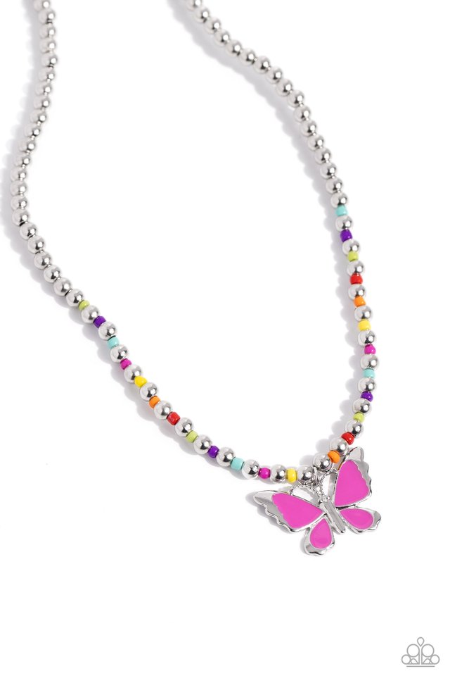 Vibrant Flutter - Multi - Paparazzi Necklace Image