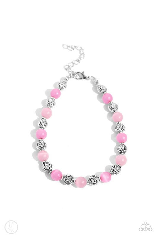 Beachy Bouquet - Pink - Paparazzi Bracelet Image