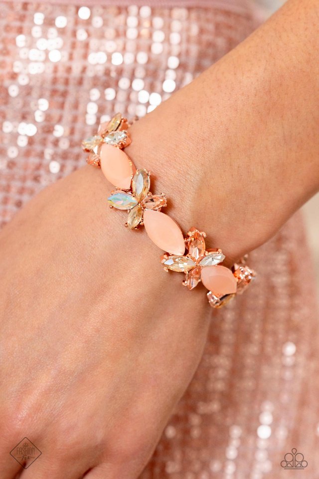 Soft-Hearted Succession - Rose Gold - Paparazzi Bracelet Image