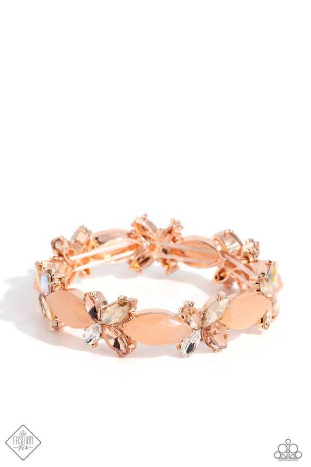 Soft-Hearted Succession - Rose Gold - Paparazzi Bracelet Image