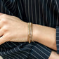 A SQUARE Treasure - Gold - Paparazzi Bracelet Image