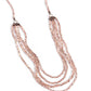 Candescent Cascade - Copper - Paparazzi Necklace Image