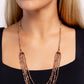 Candescent Cascade - Copper - Paparazzi Necklace Image