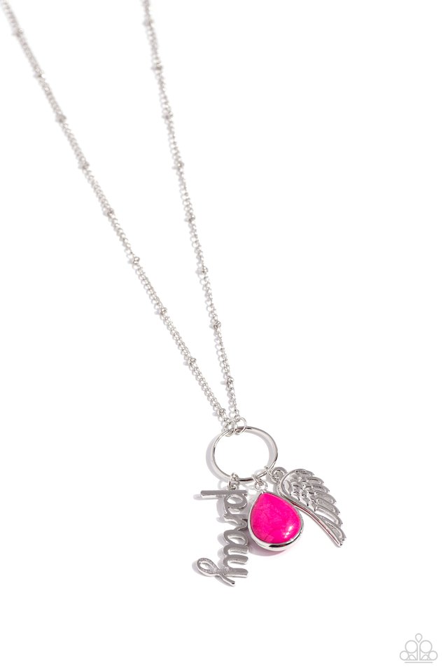 Angelic Artistry - Pink - Paparazzi Necklace Image