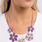 Dragonfly Decadence - Purple - Paparazzi Necklace Image