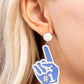 My Number One - Blue - Paparazzi Earring Image