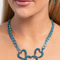 Eclectically Enamored - Blue - Paparazzi Necklace Image