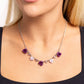 Strike a ROSE - Purple - Paparazzi Necklace Image