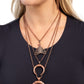 Moth Medley - Copper - Paparazzi Necklace Image