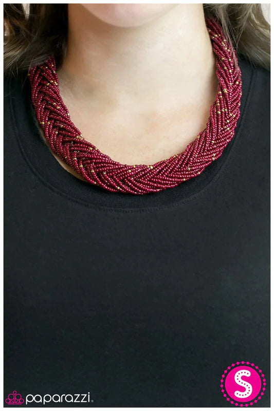 Collar Paparazzi ~ The Need For BEAD - Rosa