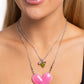 Heart-Racing Recognition - Pink - Paparazzi Necklace Image