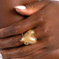 Smitten Shimmer - Gold - Paparazzi Ring Image