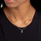 Seize the Initial - Silver - F - Paparazzi Necklace Image