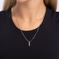 Seize the Initial - Silver - I - Paparazzi Necklace Image
