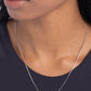 Seize the Initial - Silver - J - Paparazzi Necklace Image