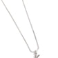 Seize the Initial - Silver - K - Paparazzi Necklace Image