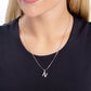 Seize the Initial - Silver - N - Paparazzi Necklace Image