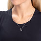 Seize the Initial - Silver - O - Paparazzi Necklace Image