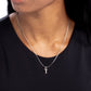 Seize the Initial - Silver - T - Paparazzi Necklace Image