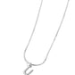 Seize the Initial - Silver - U - Paparazzi Necklace Image