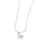 Seize the Initial - Silver - W - Paparazzi Necklace Image
