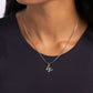 Seize the Initial - Silver - W - Paparazzi Necklace Image
