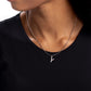 Seize the Initial - Silver - Y - Paparazzi Necklace Image