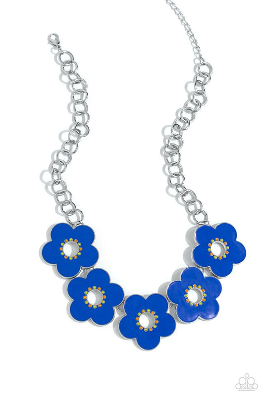 Cartoon Couture - Blue - Paparazzi Necklace Image