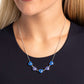 ECLECTIC Heart - Blue - Paparazzi Necklace Image