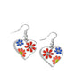 Generously Groovy - White - Paparazzi Earring Image