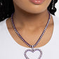 Flirting Fancy - Purple - Paparazzi Necklace Image