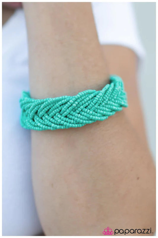 Paparazzi Bracelet ~ Youre All I BEAD - Blue