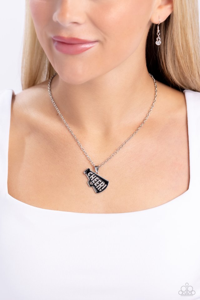 Cheer Champion - Black - Paparazzi Necklace Image