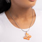 Detailed Dance - Orange - Paparazzi Necklace Image