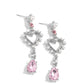 Lovers Lure - Pink - Paparazzi Earring Image