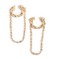 CUFF Hanger - Gold - Paparazzi Earring Image
