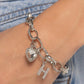 Guess Now Its INITIAL - White - H - Paparazzi Bracelet Image