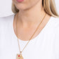 Love Coupon - Gold - Paparazzi Necklace Image