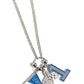 Cheering Section - Blue - Paparazzi Necklace Image