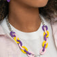 Speed SMILE - Purple - Paparazzi Necklace Image