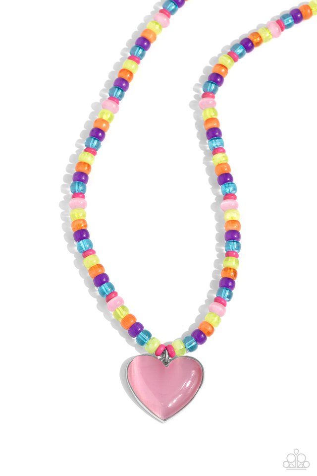 Desertscape Delight - Pink - Paparazzi Necklace Image