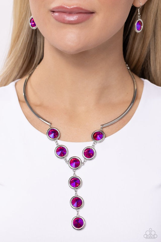 Cheers to Confidence - Pink - Paparazzi Necklace Image